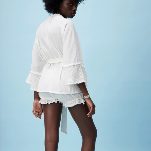 Zara - belted kimono - size: xs-s - Picture 3 of 8